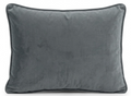 Empress Velvet Pillow Cover in Pewter, Schumacher Textiles