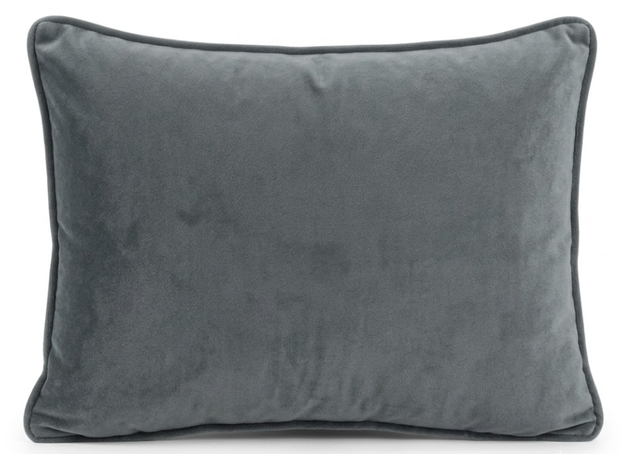 Empress Velvet Pillow Cover in Pewter, Schumacher Textiles