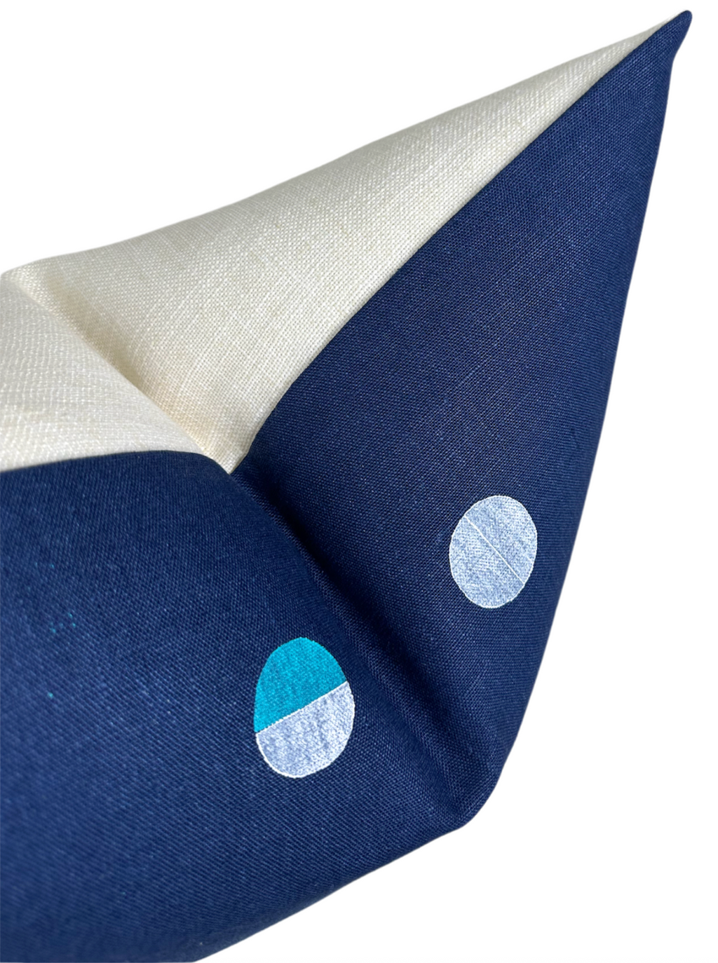 Joshua Tree Pillow Cover in Indigo Moons Blue, Schumacher Textiles