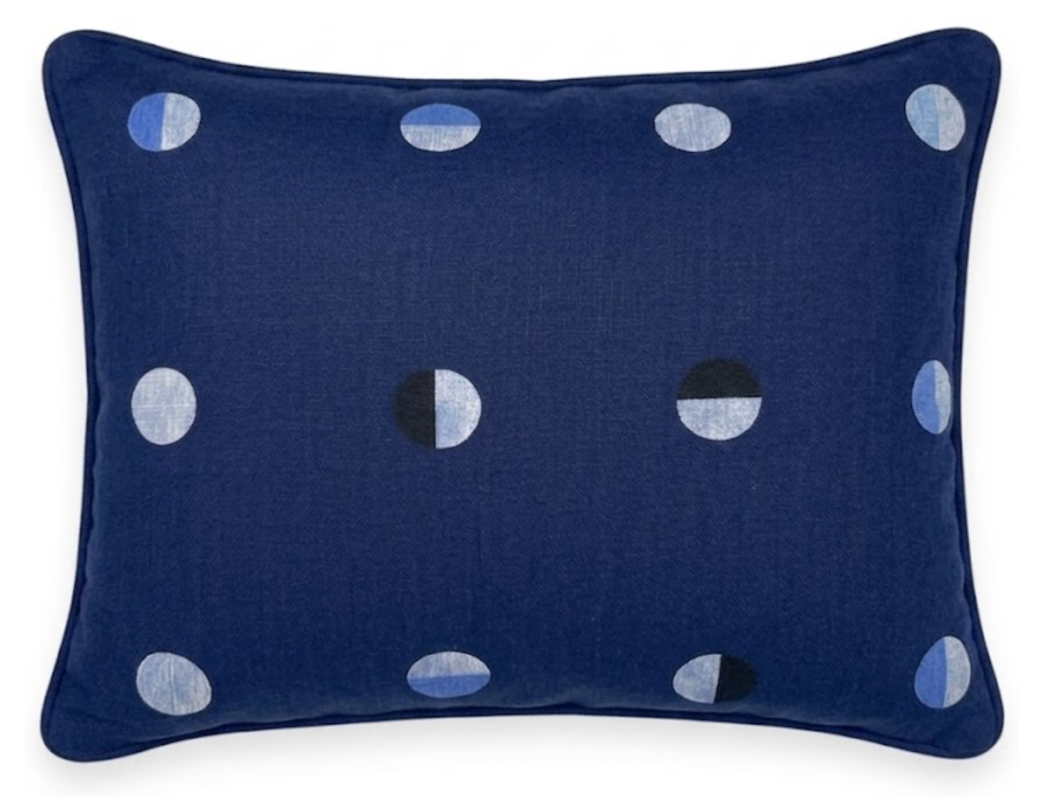 Joshua Tree Pillow Cover in Indigo Moons Blue, Schumacher Textiles
