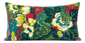Shanghai Peacock Pillow Cover in Cerise, Schumacher Textiles