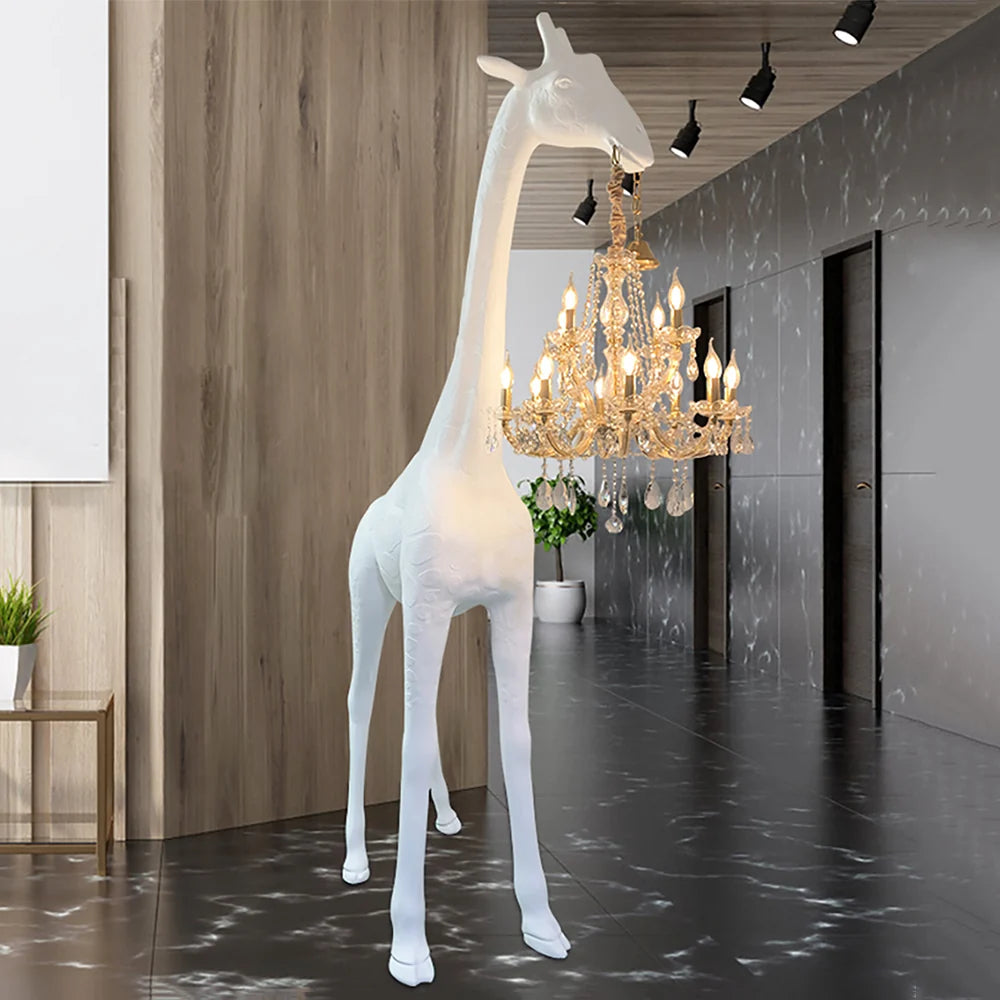 Sculptural Giraffe Floor Lamp