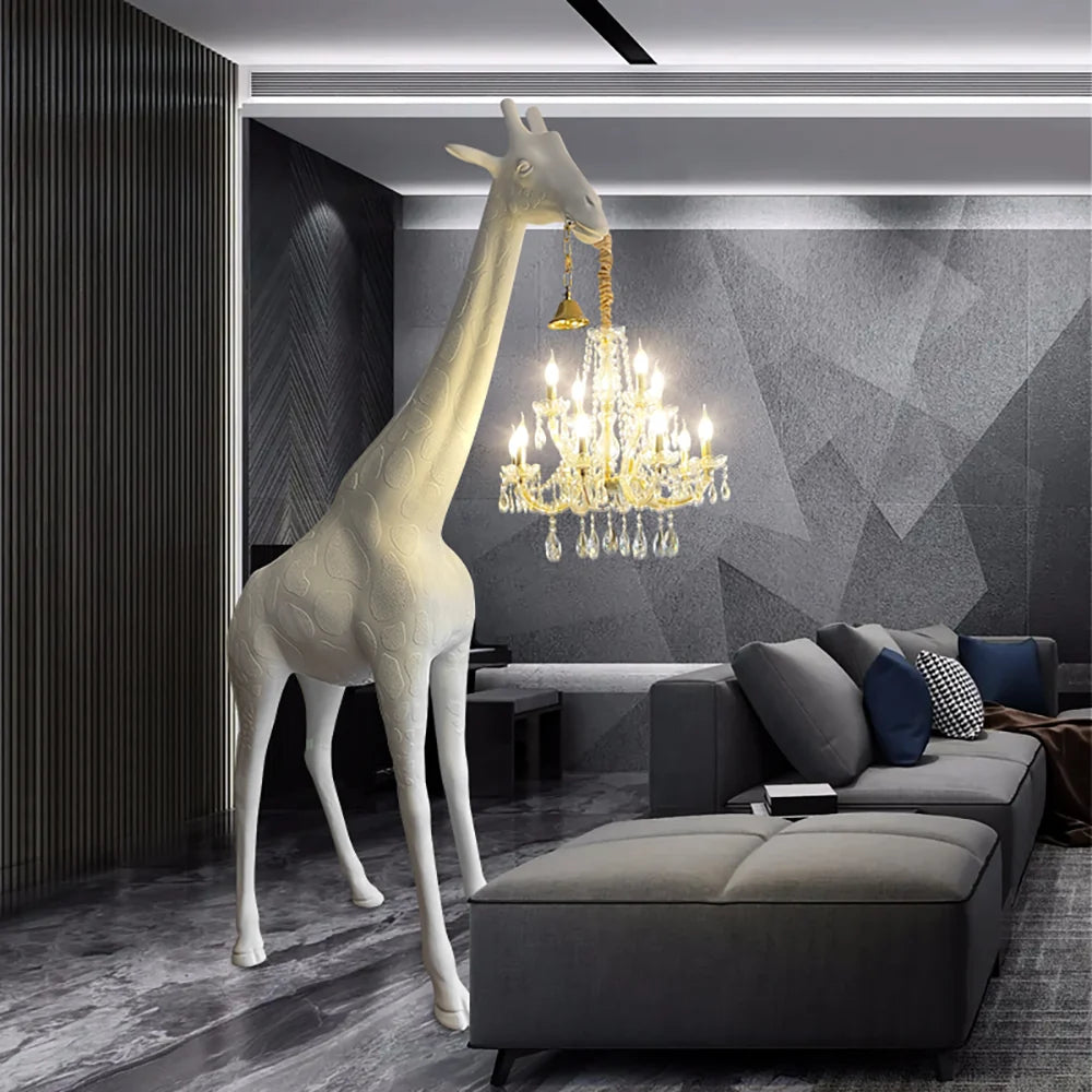 Sculptural Giraffe Floor Lamp