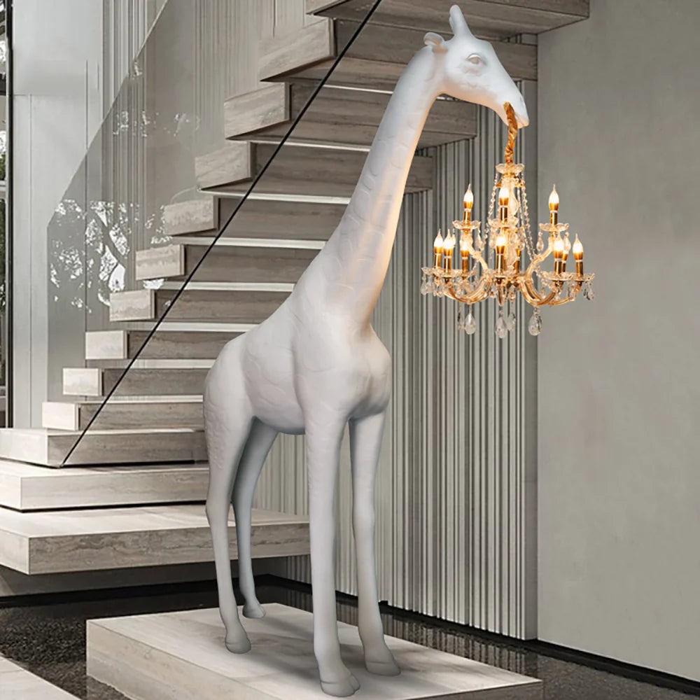 Sculptural Giraffe Floor Lamp