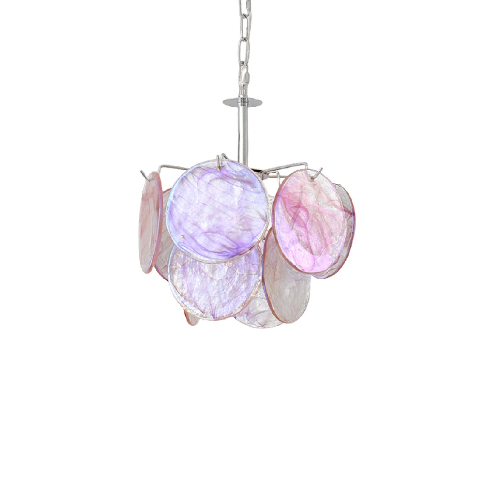 Murano Glass Disc Chandelier