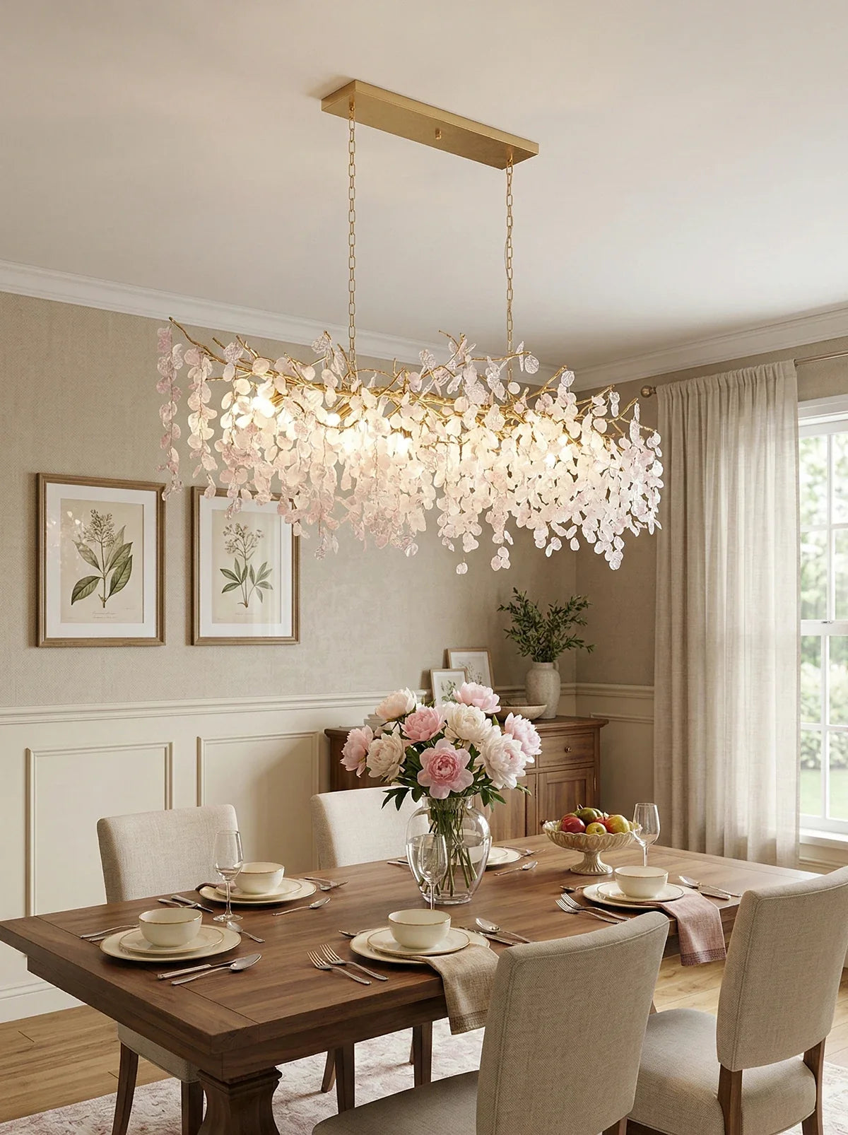 Shiro Noda Crystal Chandelier