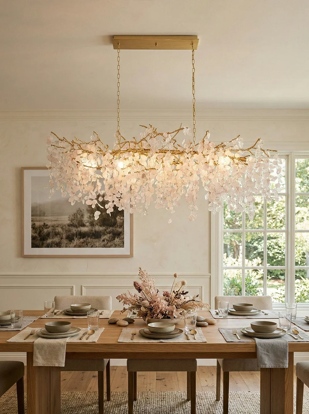 Shiro Noda Crystal Chandelier
