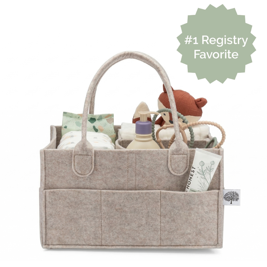 Felt Nursery Diaper Caddy