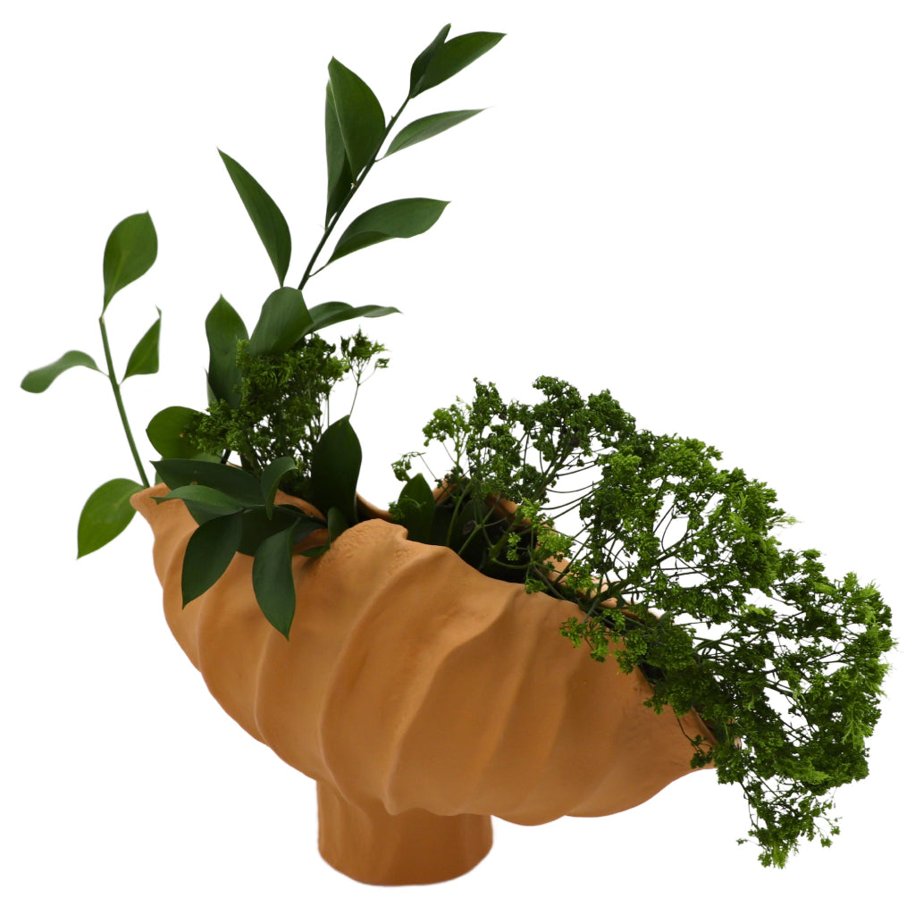 Sirene Shell Ceramic Vase