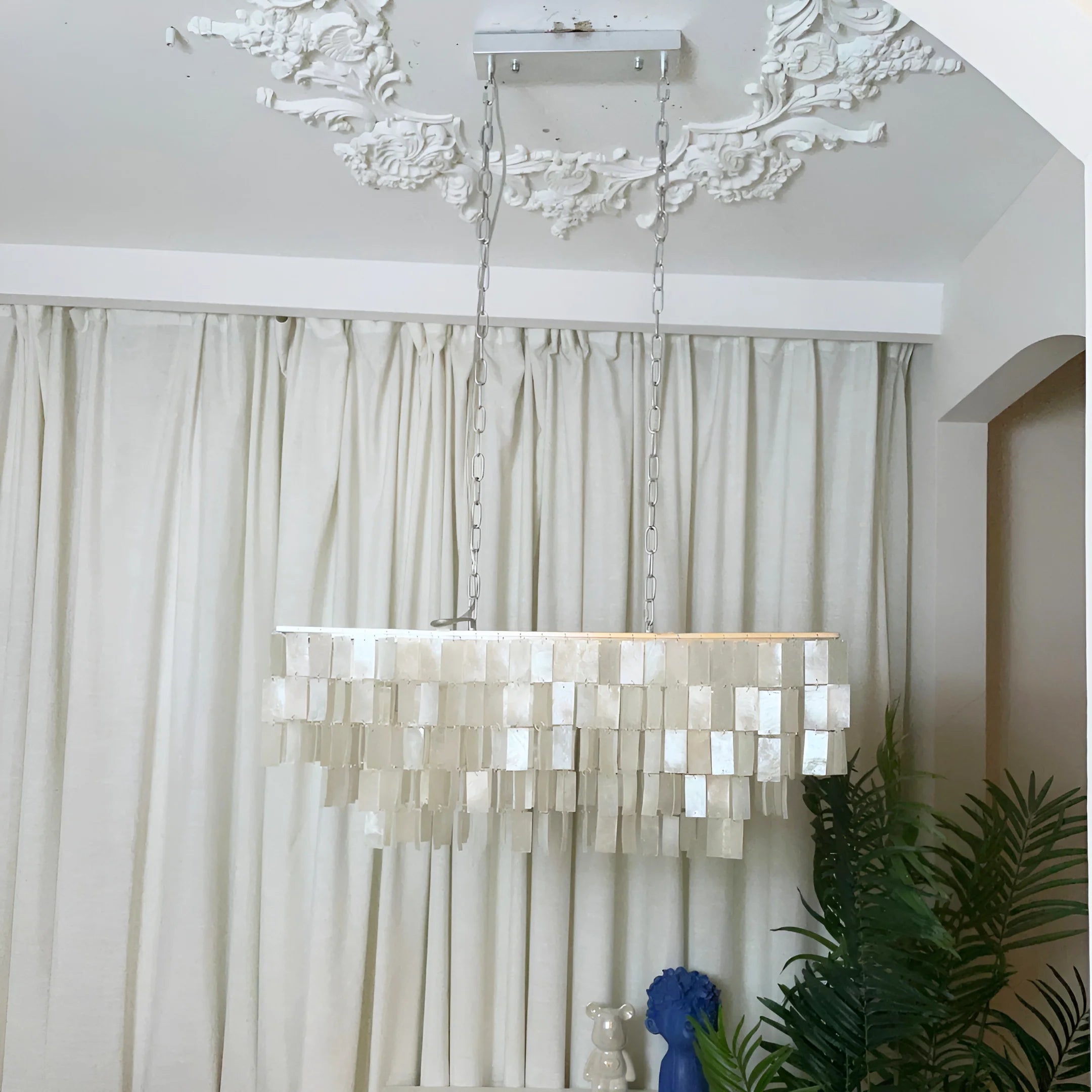 Skye Rectangular Tiered Chandelier