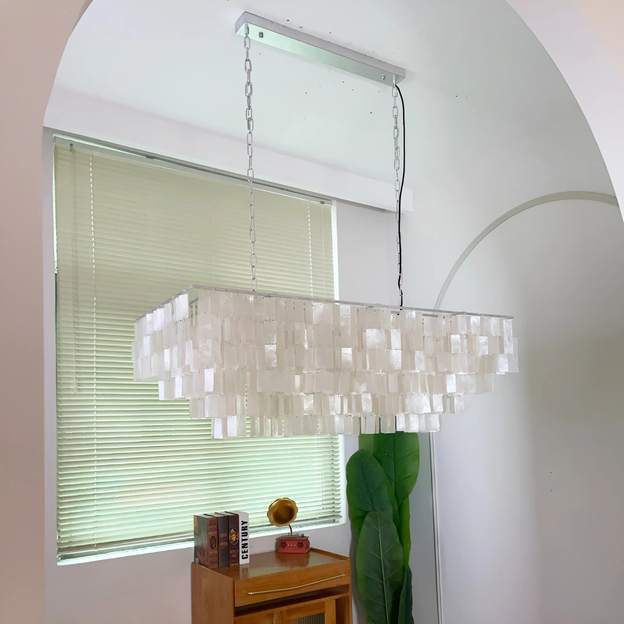 Skye Rectangular Tiered Chandelier
