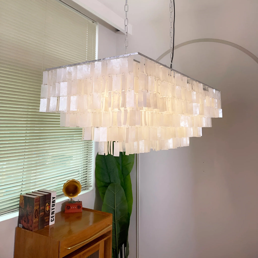 Skye Rectangular Tiered Chandelier