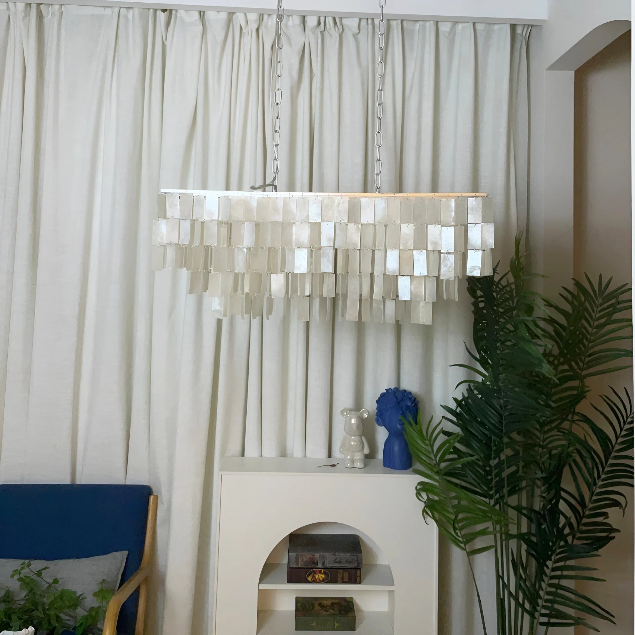 Skye Rectangular Tiered Chandelier