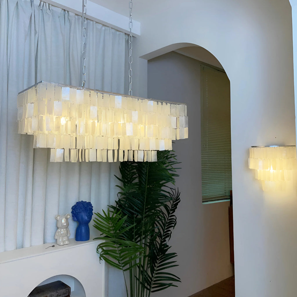 Skye Rectangular Tiered Chandelier