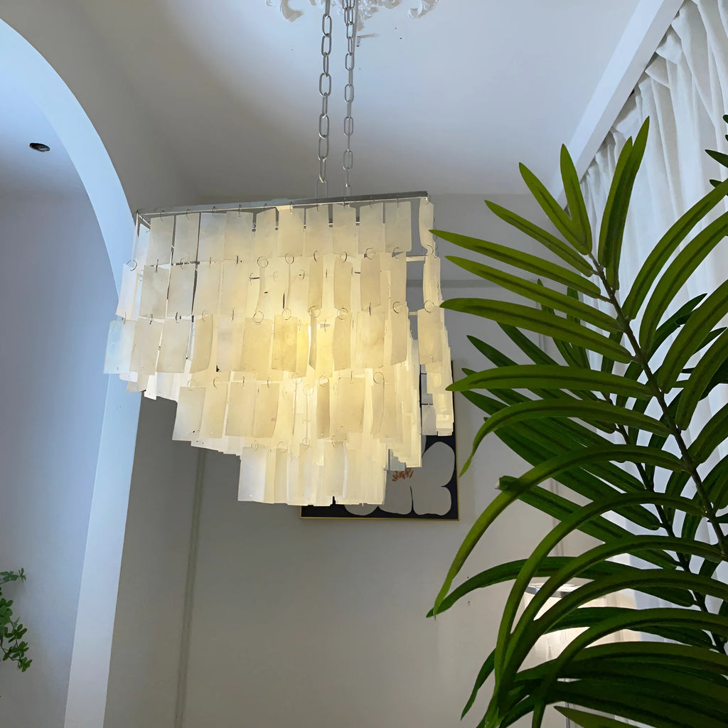 Skye Rectangular Tiered Chandelier