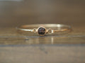 Smoky Quartz Bezel-Wrapped Bangle