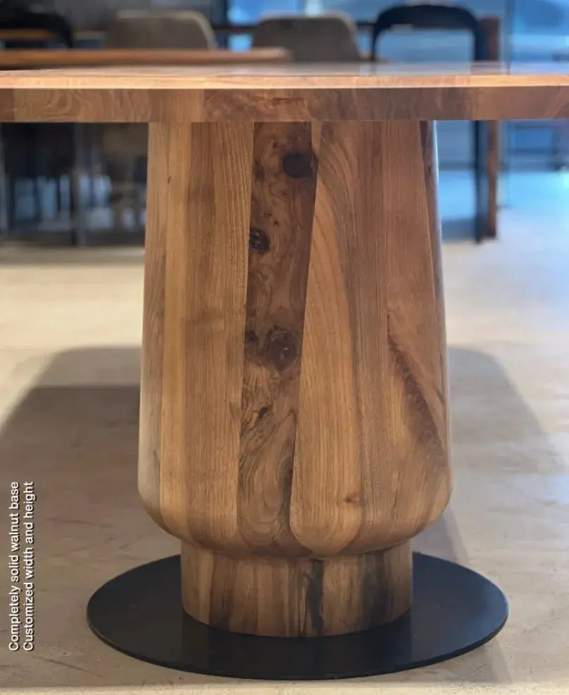Solid Walnut Tulip Dining Table