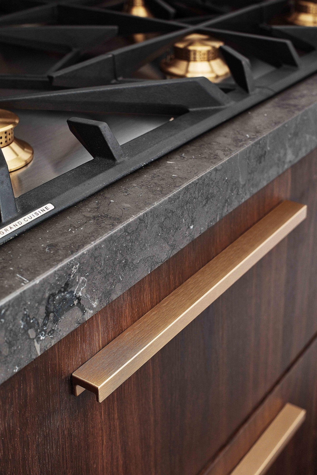Brushed Bronze "Station" Drawer Tab Pull