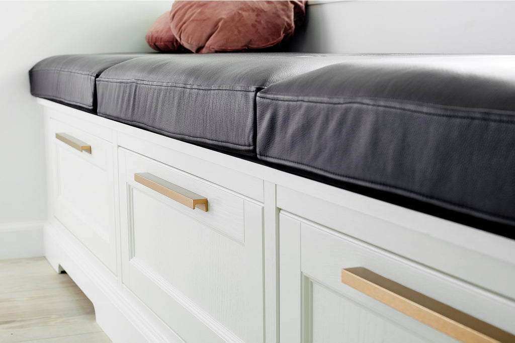 Brushed Bronze "Station" Drawer Tab Pull