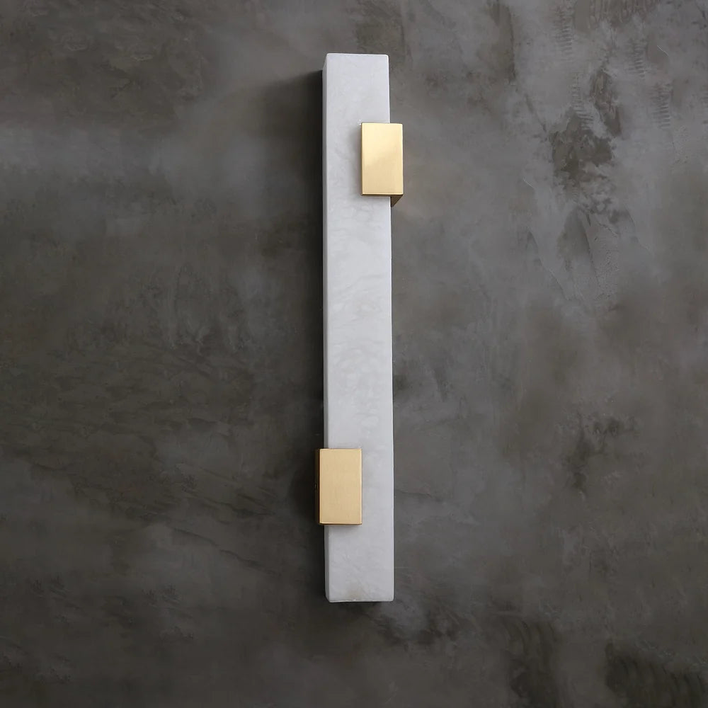 Strip Copper Alabaster Wall Lamp
