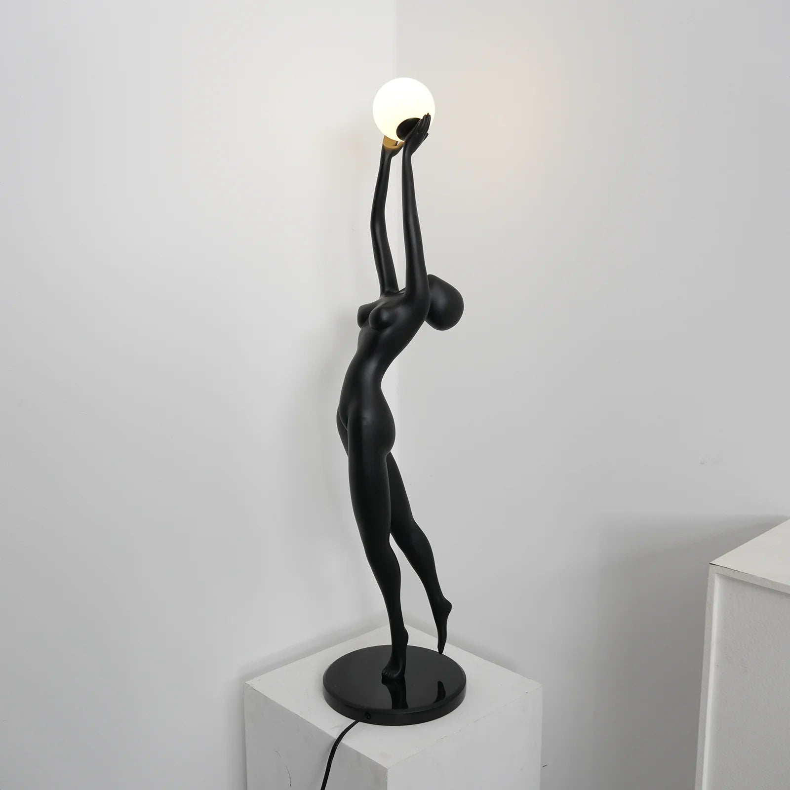 Stursa Sculpture Figure Floor Lamp