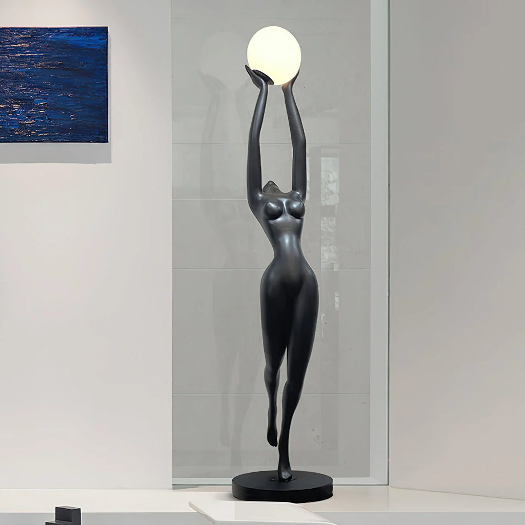 Stursa Sculpture Figure Floor Lamp