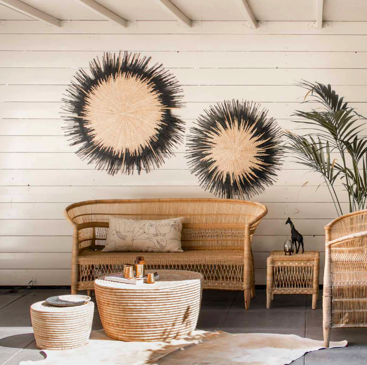 Sun Circle Black - 36"