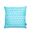 Breeze Block 17.7" Square Pillow-Turquoise