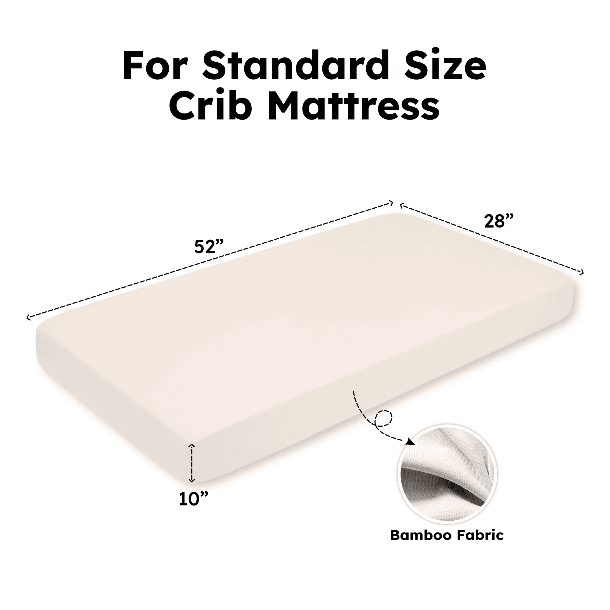 Bamboo Crib Sheet in Mint
