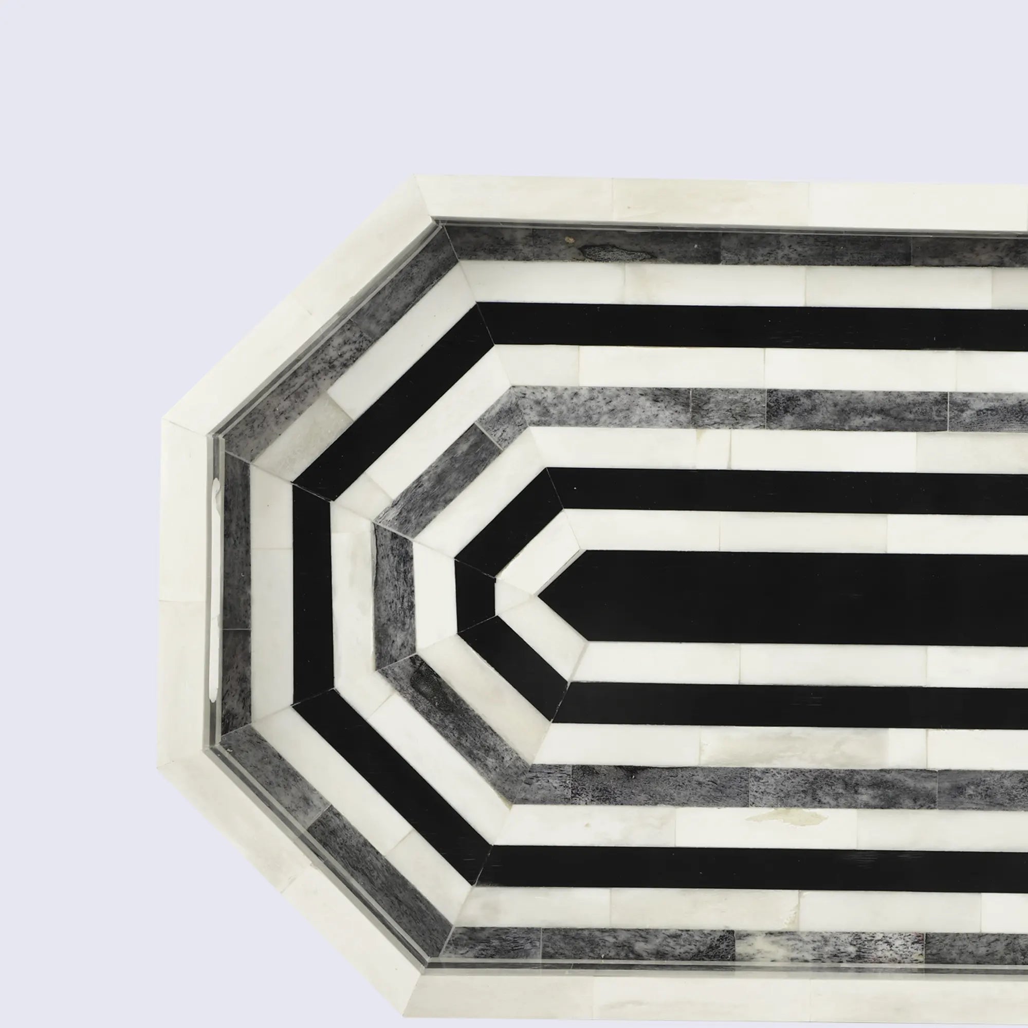 Athens Dromos Bone Inlay Decorative Tray