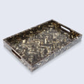 Discovery Fantazia Brown Inlay Decorative Tray