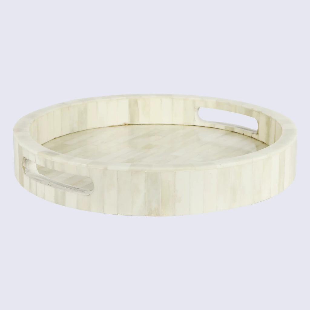 Decorative Tray Athens Acropolis Collection Bone Inlay – 12" x 12"