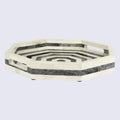 Athens Dionysis Bone Inlay Decorative Tray