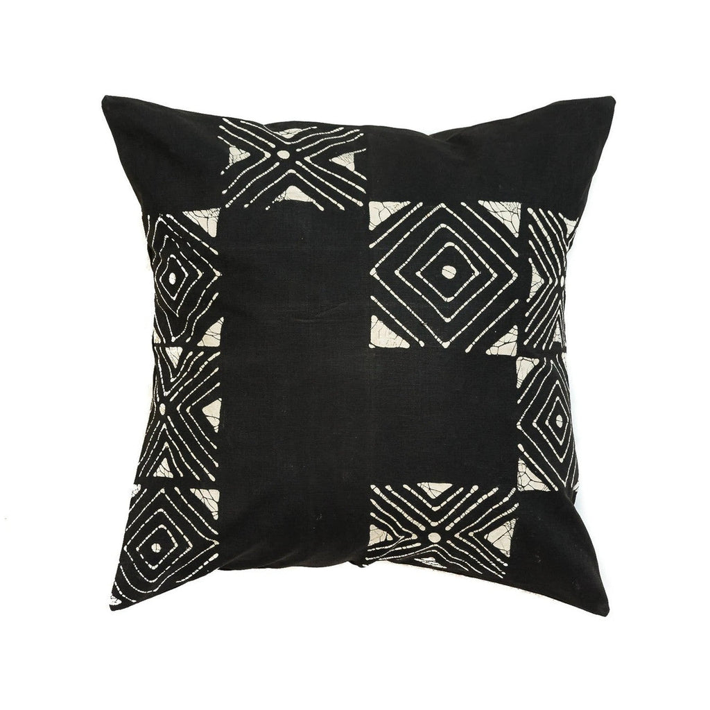 Matika Black Grid Pillow Cover