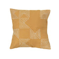 Matika Mustard Grid Pillow Cover