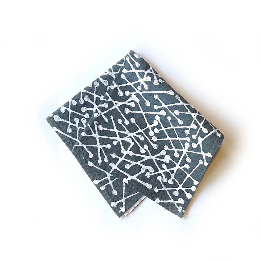 Tsvimbo Gray Napkins - Set of 2