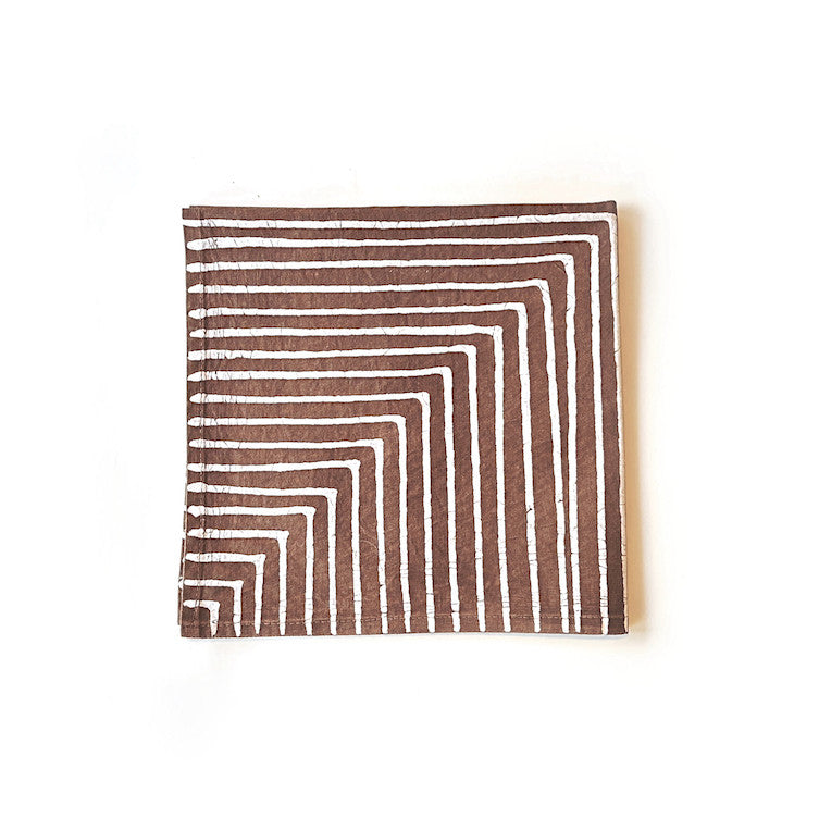 Brown Mitsetse Napkins - Set of 2