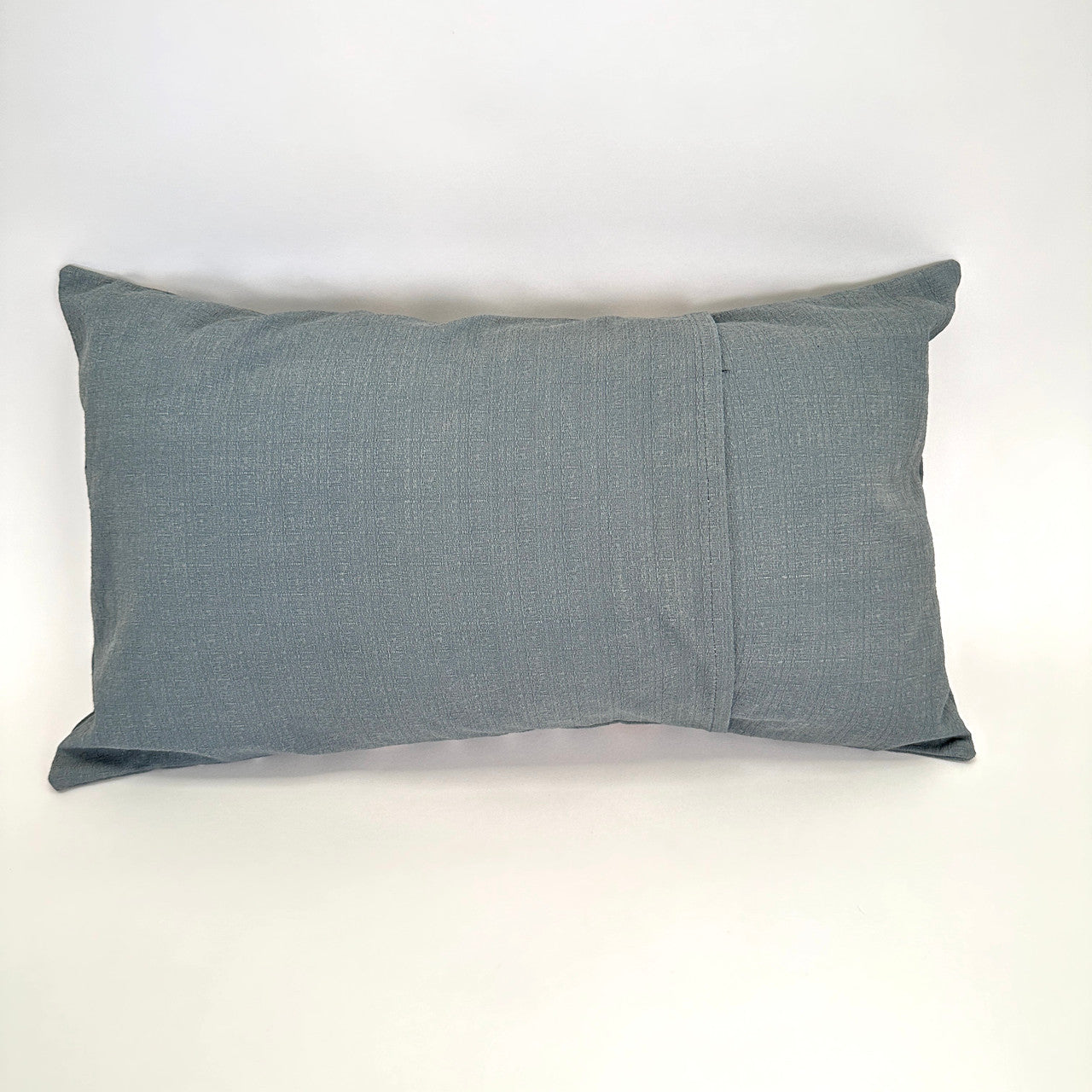 Dark Gray Mudcloth Lumbar Pillow Cover