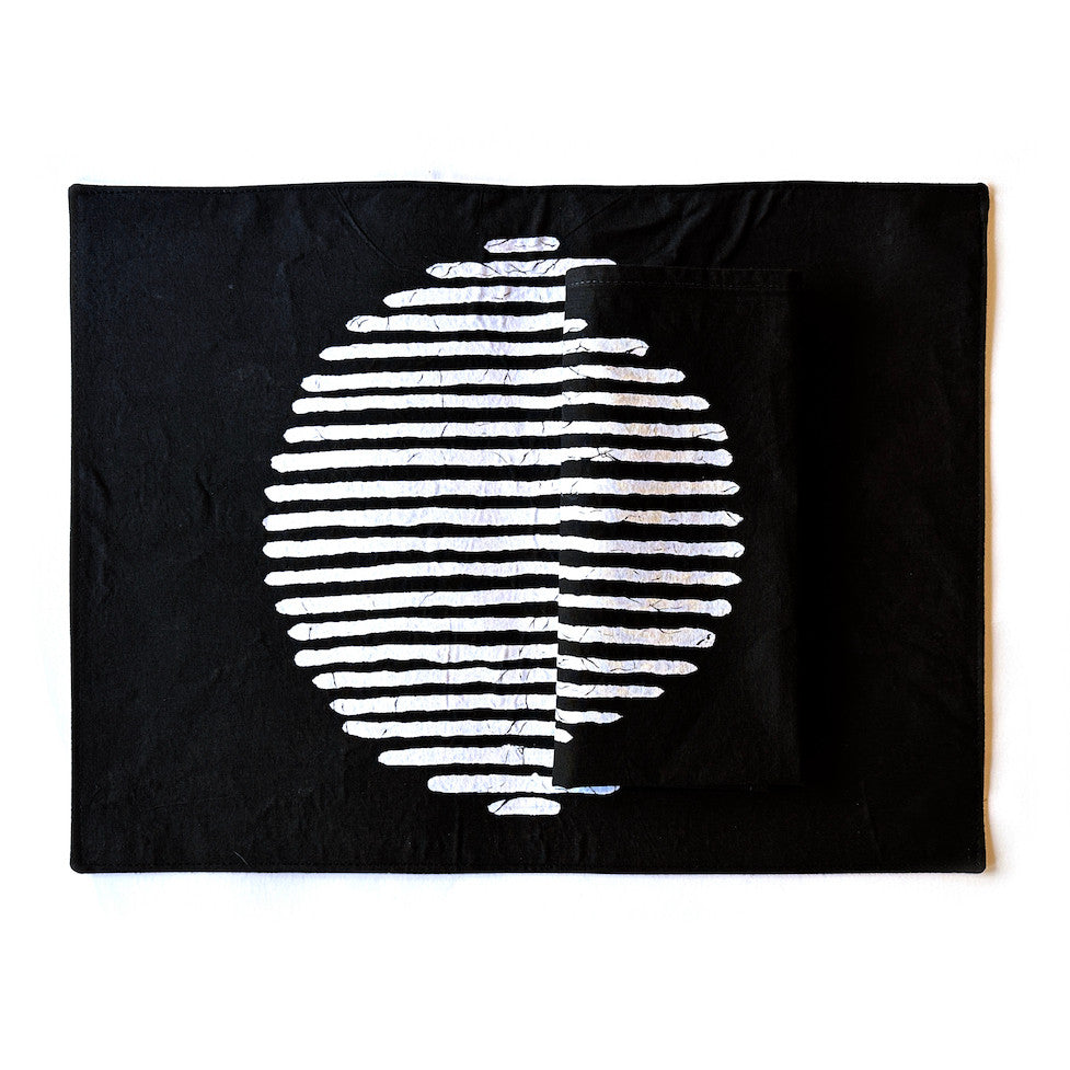Mwedzi Black Placemats - Set of 2
