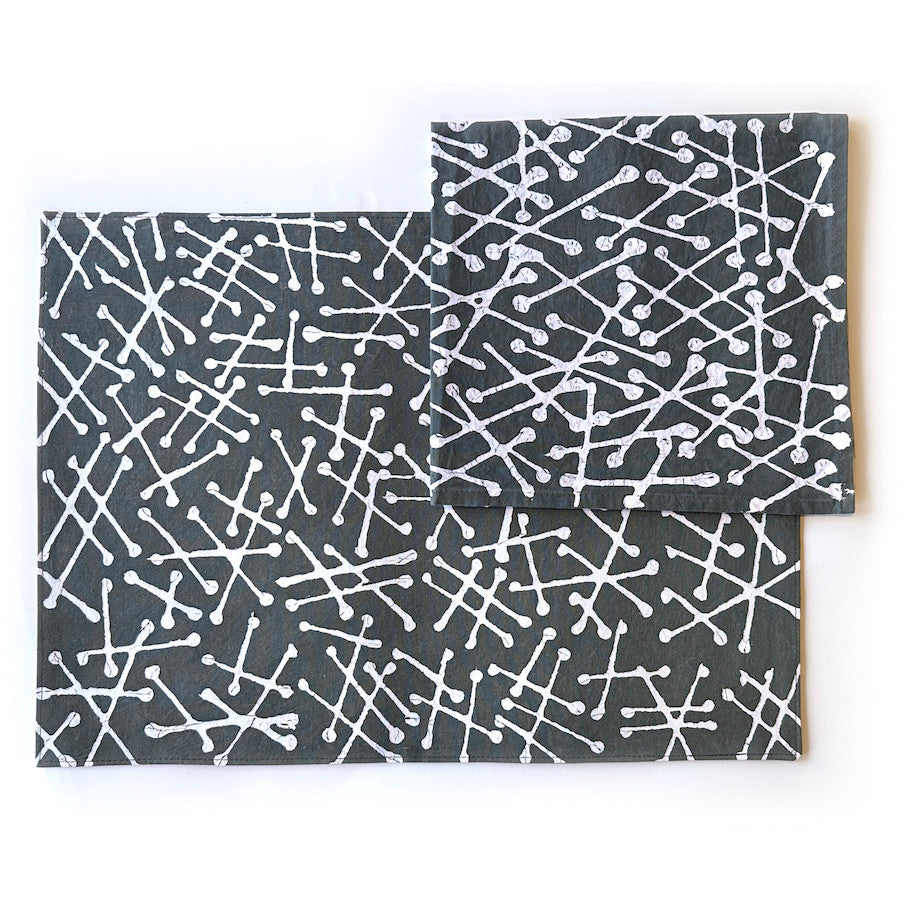 Tsvimbo Gray Napkins - Set of 2