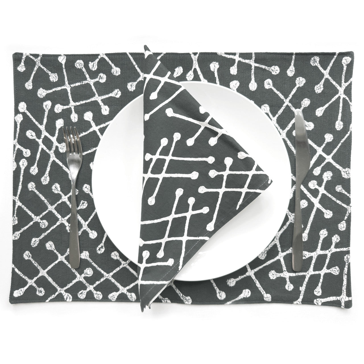 Tsvimbo Gray Placemats - Set of 2