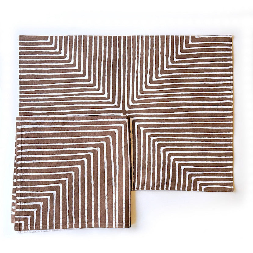 Brown Mitsetse Placemats - Set of 2