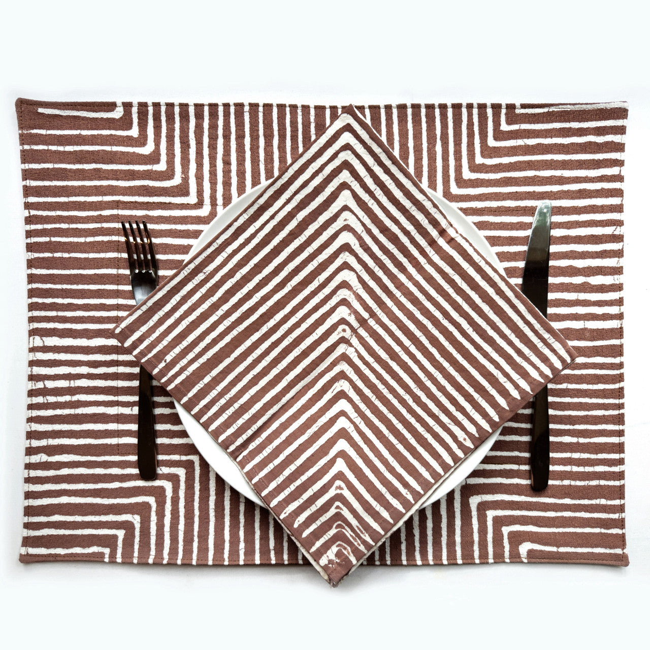 Brown Mitsetse Placemats - Set of 2