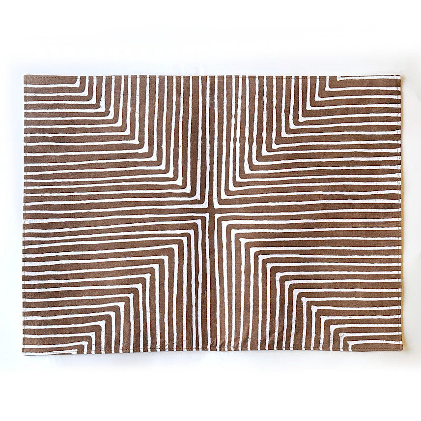 Brown Mitsetse Placemats - Set of 2