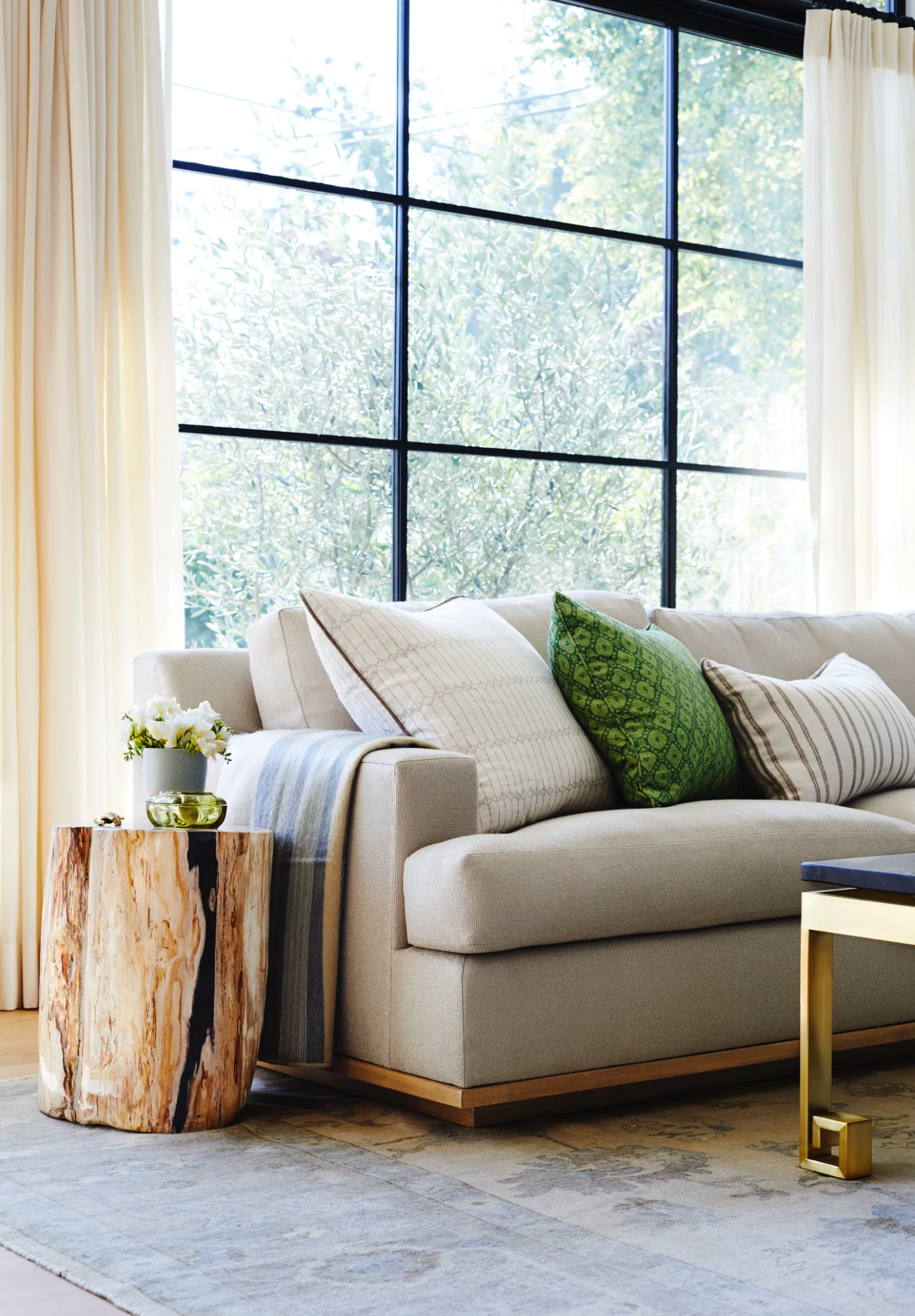 Twine Pillow Cover in Sand, McLaurin + Piercy Textiles