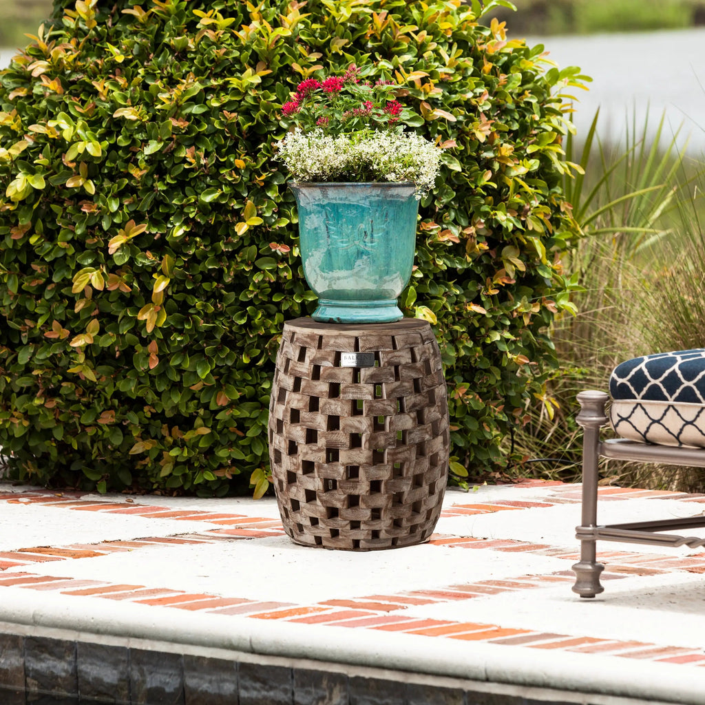 Maya Oval Garden Stool