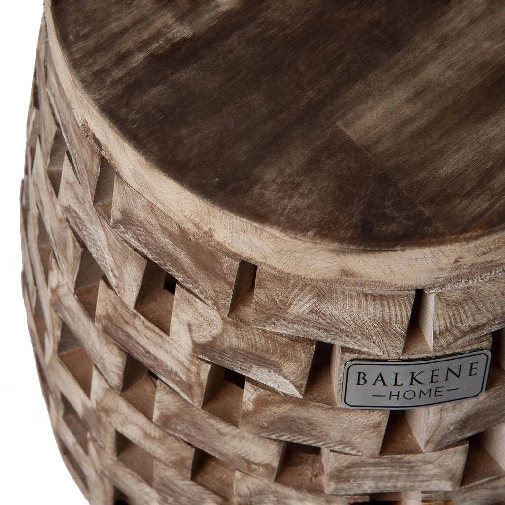 Maya Oval Garden Stool
