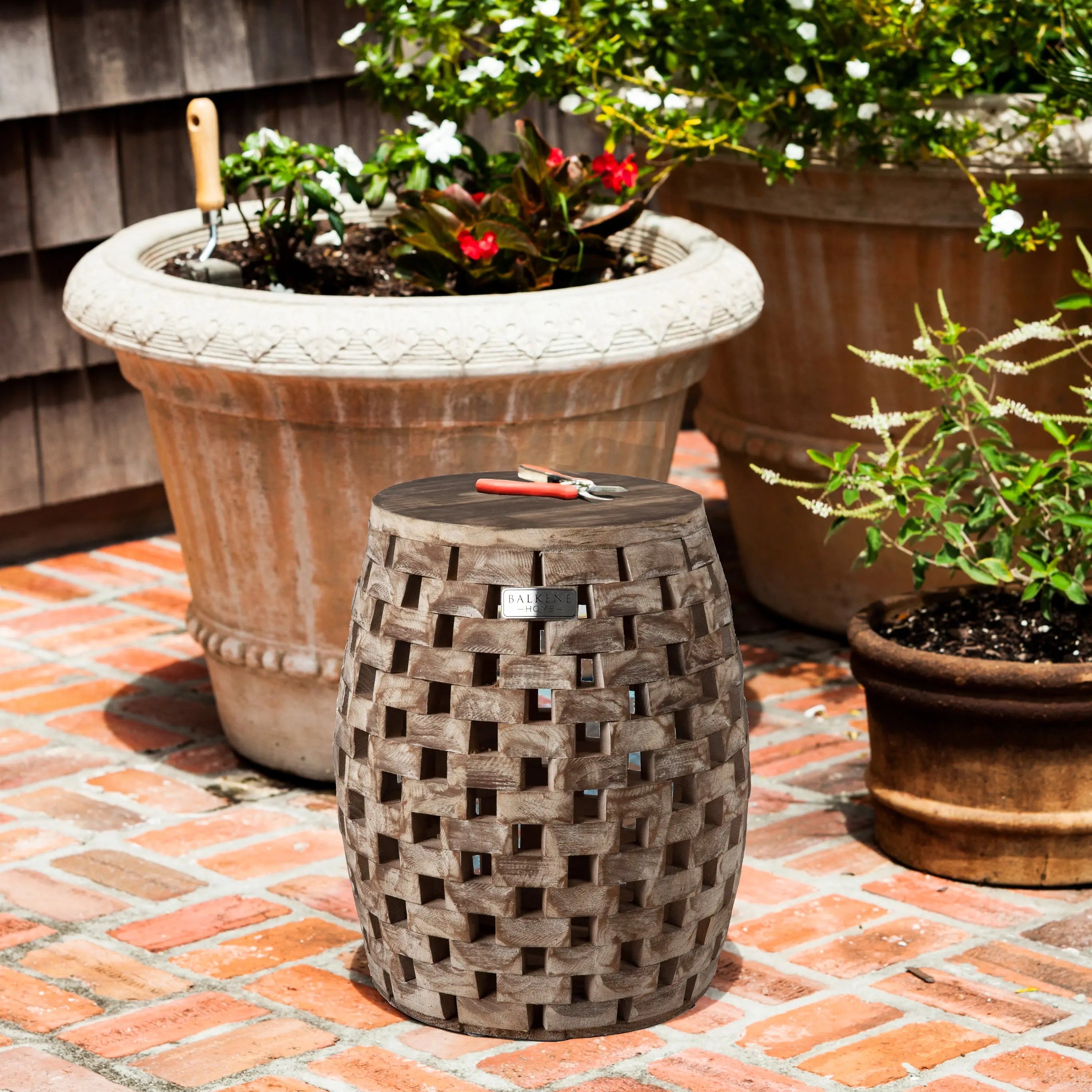 Maya Oval Garden Stool