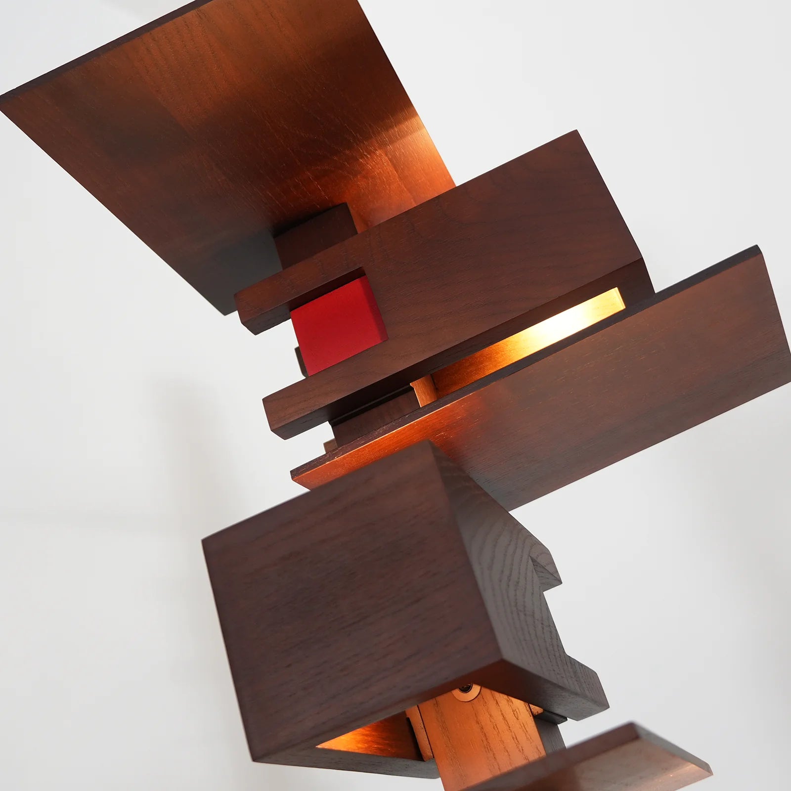 Taliesin Wood Stacked Floor Lamp