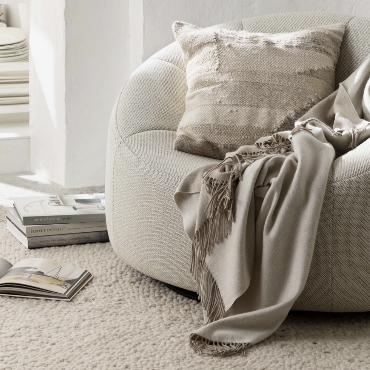 Cashmere Mix Throw